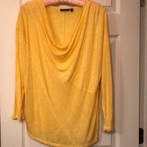 Apt 9 Yellow Dolman Top